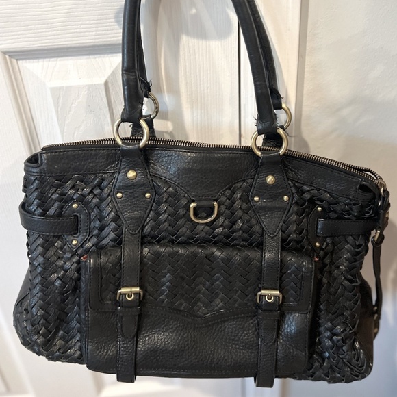 Cole Haan Woven black handbag - Picture 1 of 4